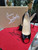 Christian Louboutin New Very Prive Black Patent Peep Toe Pumps Size 37