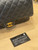 BLACK CHANEL MEDIUM CAVIAR DOUBLE FLAP