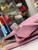 PINK CHANEL CAVIAR SHOULDER BAG
