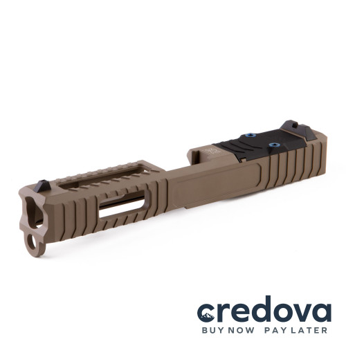 Gen3 Glock 19 LVL-1 Slide Black 2.0 (Stripped) | The GunCo