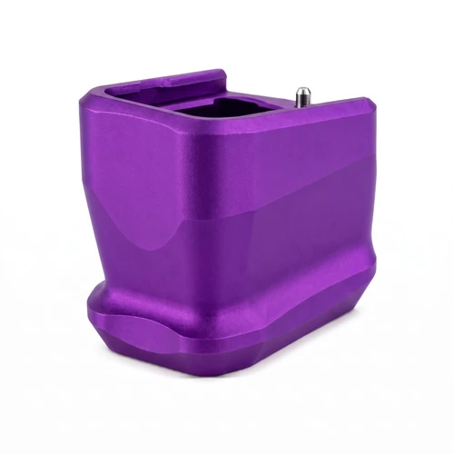 FACTR +5 Magazine Extension for Glock® G17, G22, G19X, G45, G34 + G35 (PURPLE)