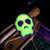 APE Defense Purple Glow Skull Patch, 3 Inch