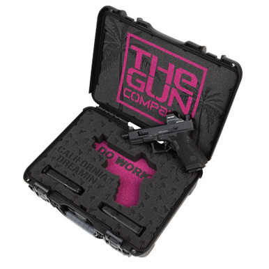 Nanuk Glock 19 Case Black with Pink Foam | The GunCo