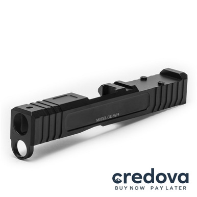 Glock 43/43x Optic Ready for RMRCC — No Sights, No Barrel