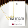 Faith Script Necklace 