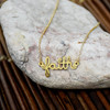 Faith Script Necklace 