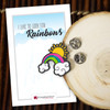 Rainbow Baptism Enamel Pin