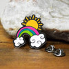 Rainbow Baptism Enamel Pin