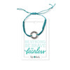 Fearless Teal String Bracelet