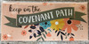 Covenant Path Pink Floral (Tin 4x2 Magnet)
