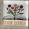 Book Lover Acrylic  (2x2 Magnet)