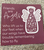 Friends  Are Angels (3.5x3.5 Magnet) 