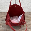 Red Basket Weave Tote