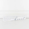 Your Memory Is My Keepsake 12x2 White