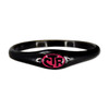 Pink & Black Micro Mini CTR Ring (Stainless Steel) While supplies last*