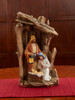 Lighted Holy Family Nativity 12"