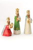 Jewel Tone Nativity with Metallic Highlights (8 Pieces)  While supplies las*