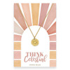 Think Celestial Sun Necklace (Gold)
