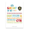 It’s Great To Be 8 Tie Tac, Lapel Pin (Gold)