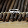 Bow CTR Ring (Antiqued Stirling Silver)*