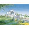 Cardston Alberta Temple Painting by Chad Hawkins 11x14 print only  *