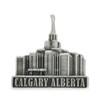 Calgary Alberta Temple Pin Silver *