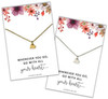 Wherever You Go, Go with All Your Heart Necklace (Gold or Silver) Pick your color to order*