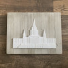 Latter-Day Temple Wall Decor - Pallet Surface (12x16 Whitewash)*