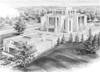 Cardston Alberta Temple Sketch (3x4 Print only)*