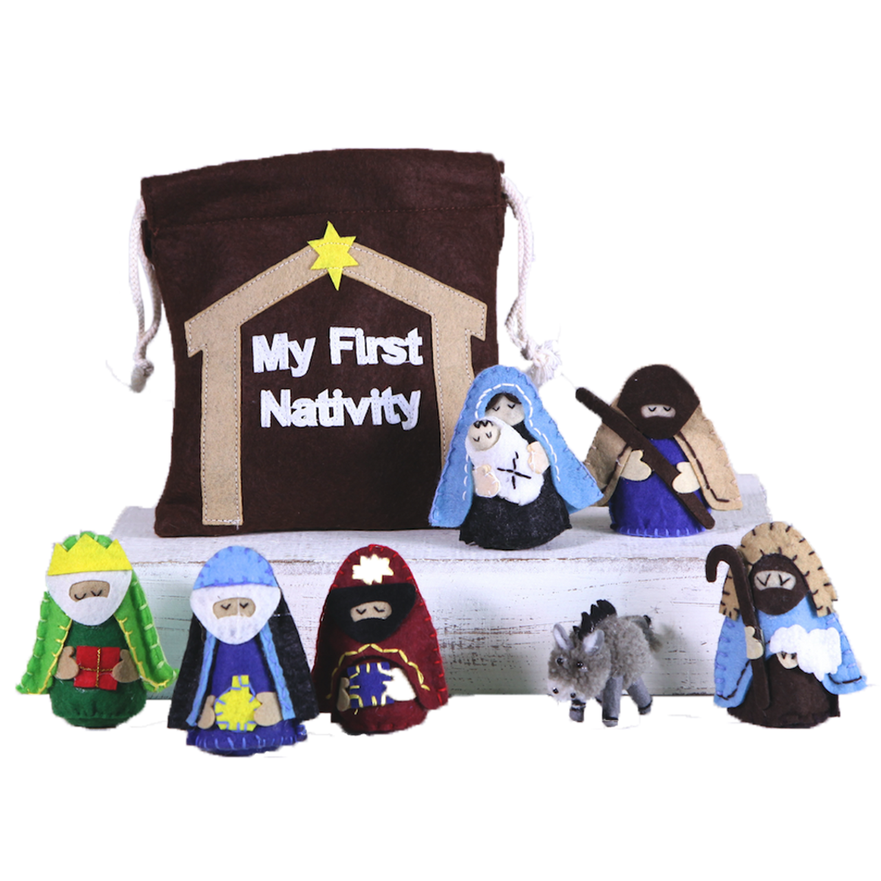 My First Nativity 8-Piece Set (Quiet Bag)  While supplies last*