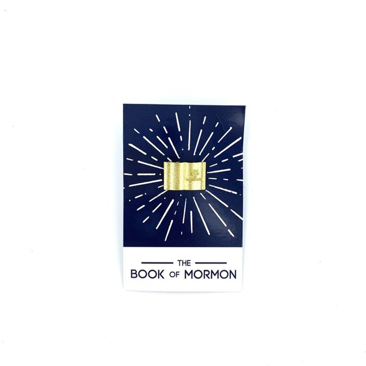 Book of Mormon Tie Tack (Gold)