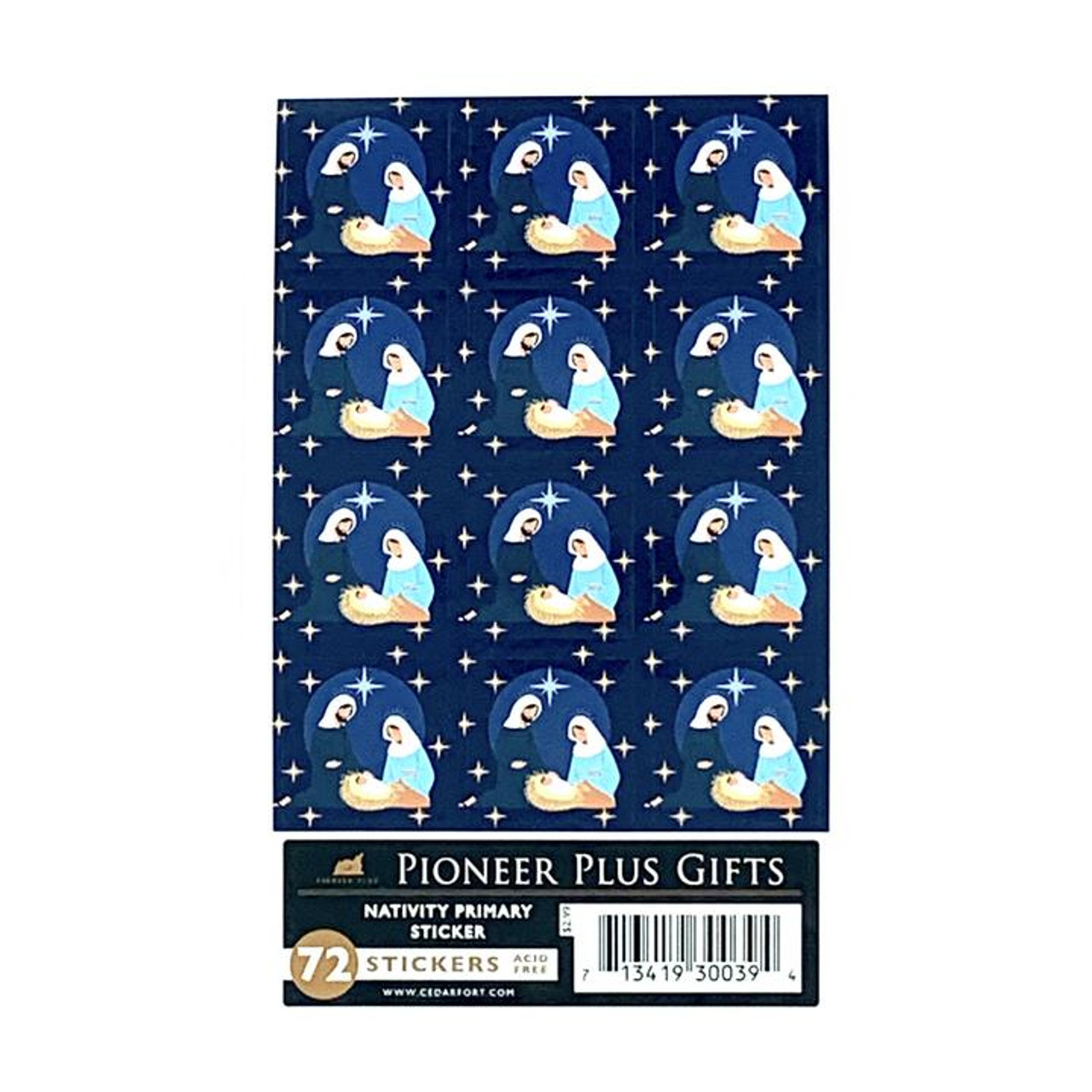 Nativity Primary Sticker-6 Pack