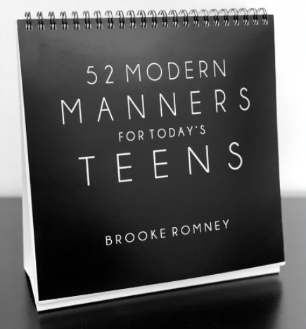 52 Modern Manners for Today's Teens (Paperback Spiralbound) Cardston