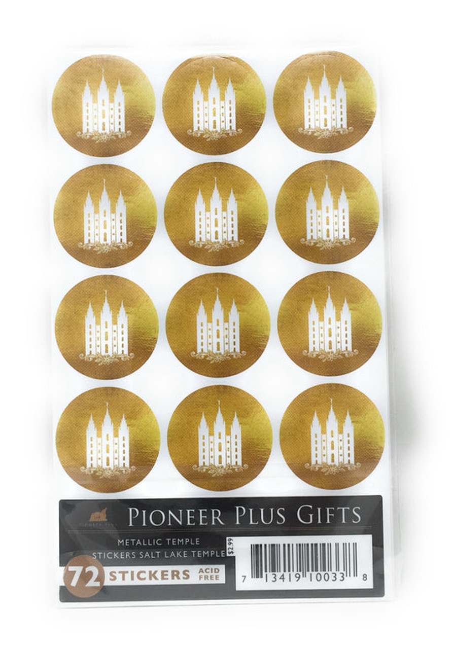 Salt Lake City Temple (Metallic Stickers)