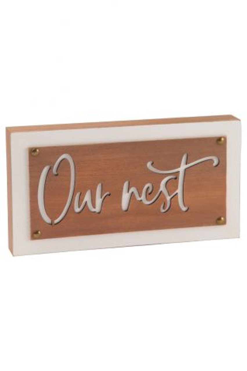 Our Nest Wall Decor 6" (While Supplies Last)*