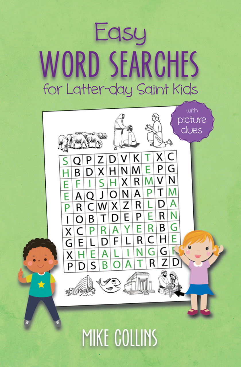 Easy Word searches for Latter-Day Saint Kids (Paperback)