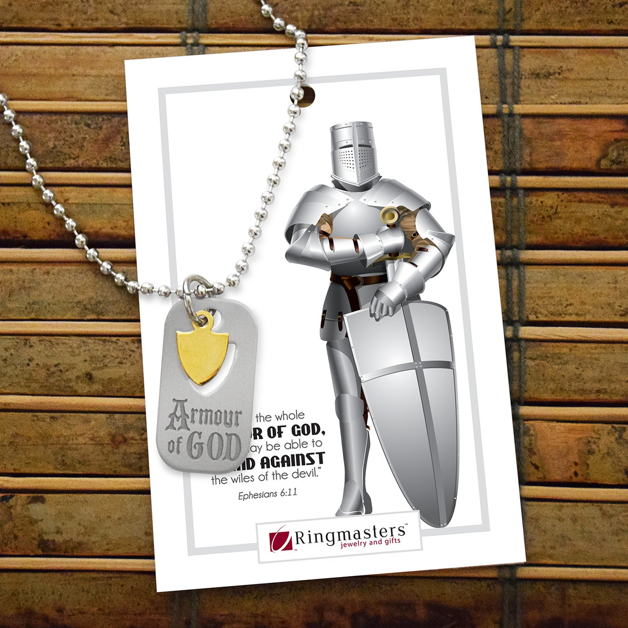 Armour of God Dog Tag Necklace