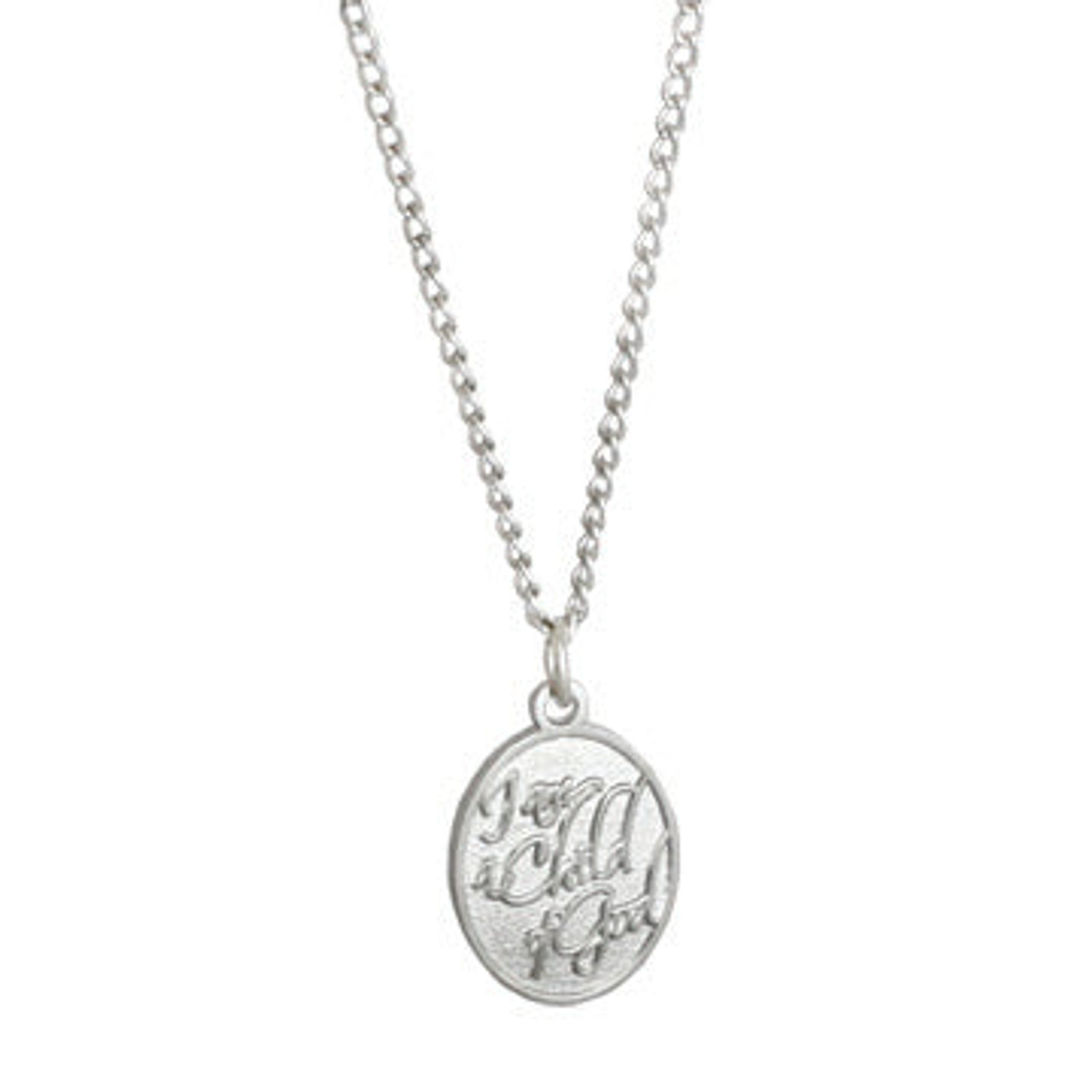 I am a Child of God Oval Necklace