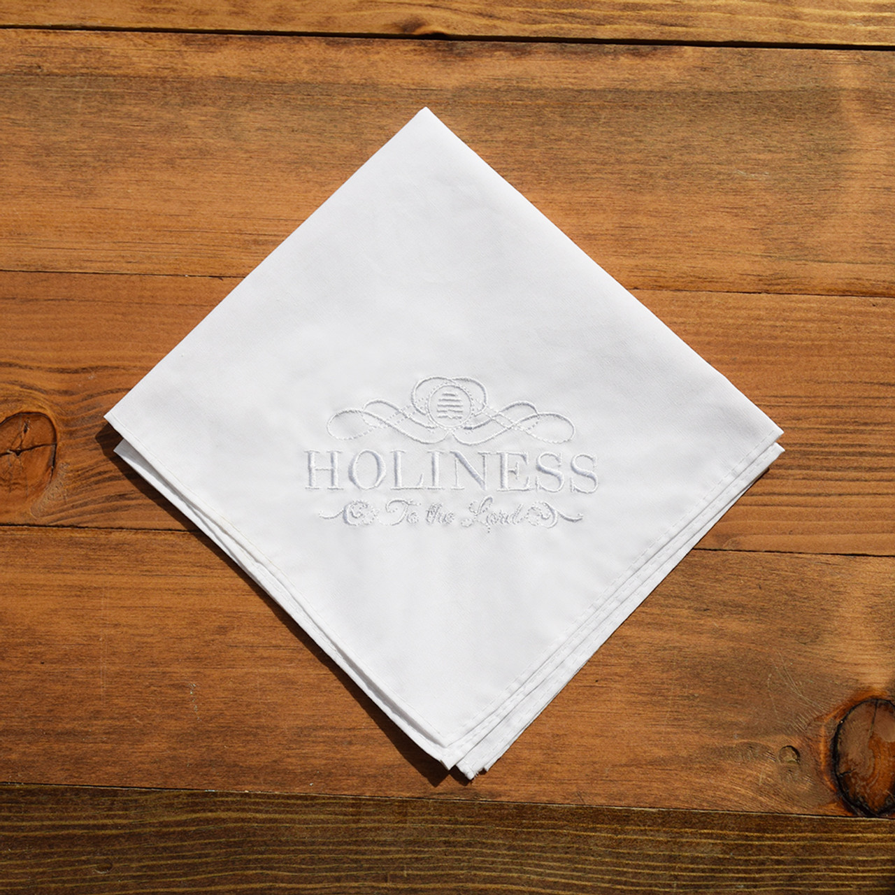 Holiness to the Lord (White Handkerchief)