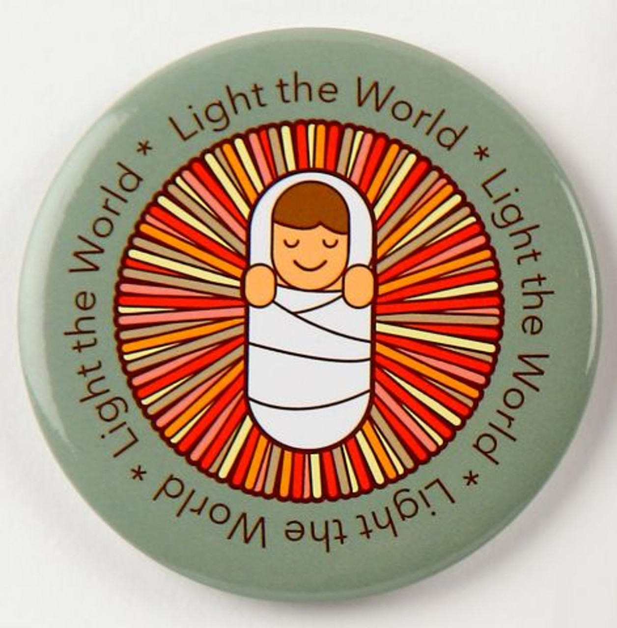 Light the World (Circle Magnet)