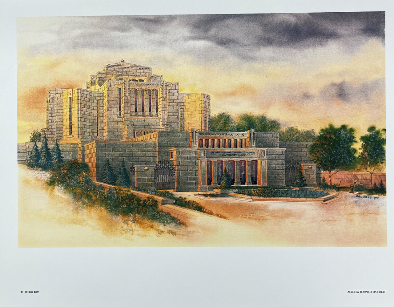 Cardston Temple at First Light (8x10 Print Only)