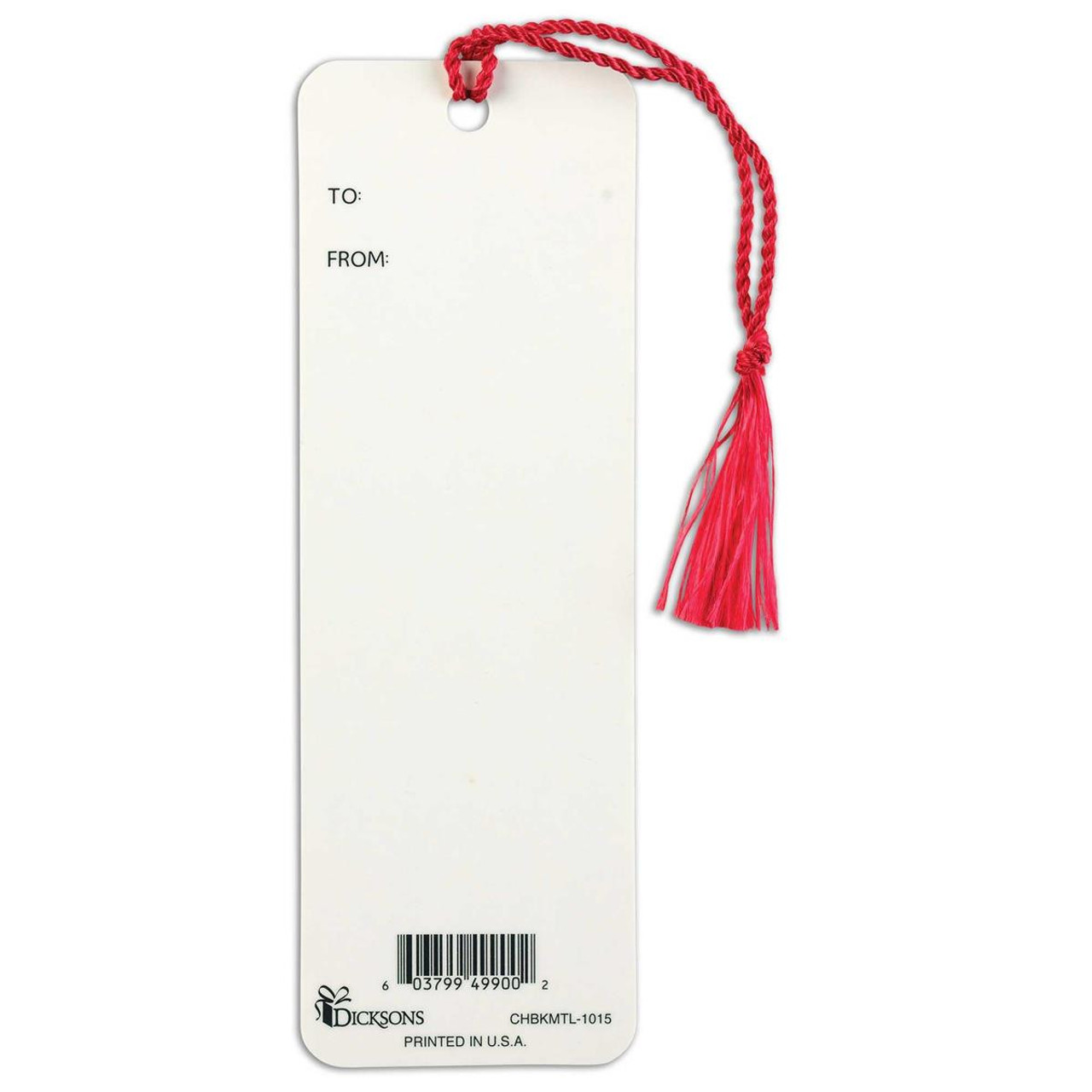 Hearts Loving and Giving Keep Christmas Spirit Living (Bookmark with Tassel)
