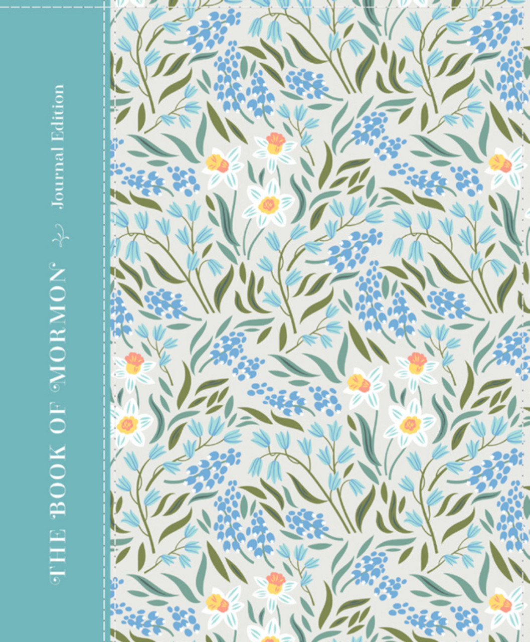 The Book of Mormon Journal Edition Turquoise Floral (Hardcover)*
