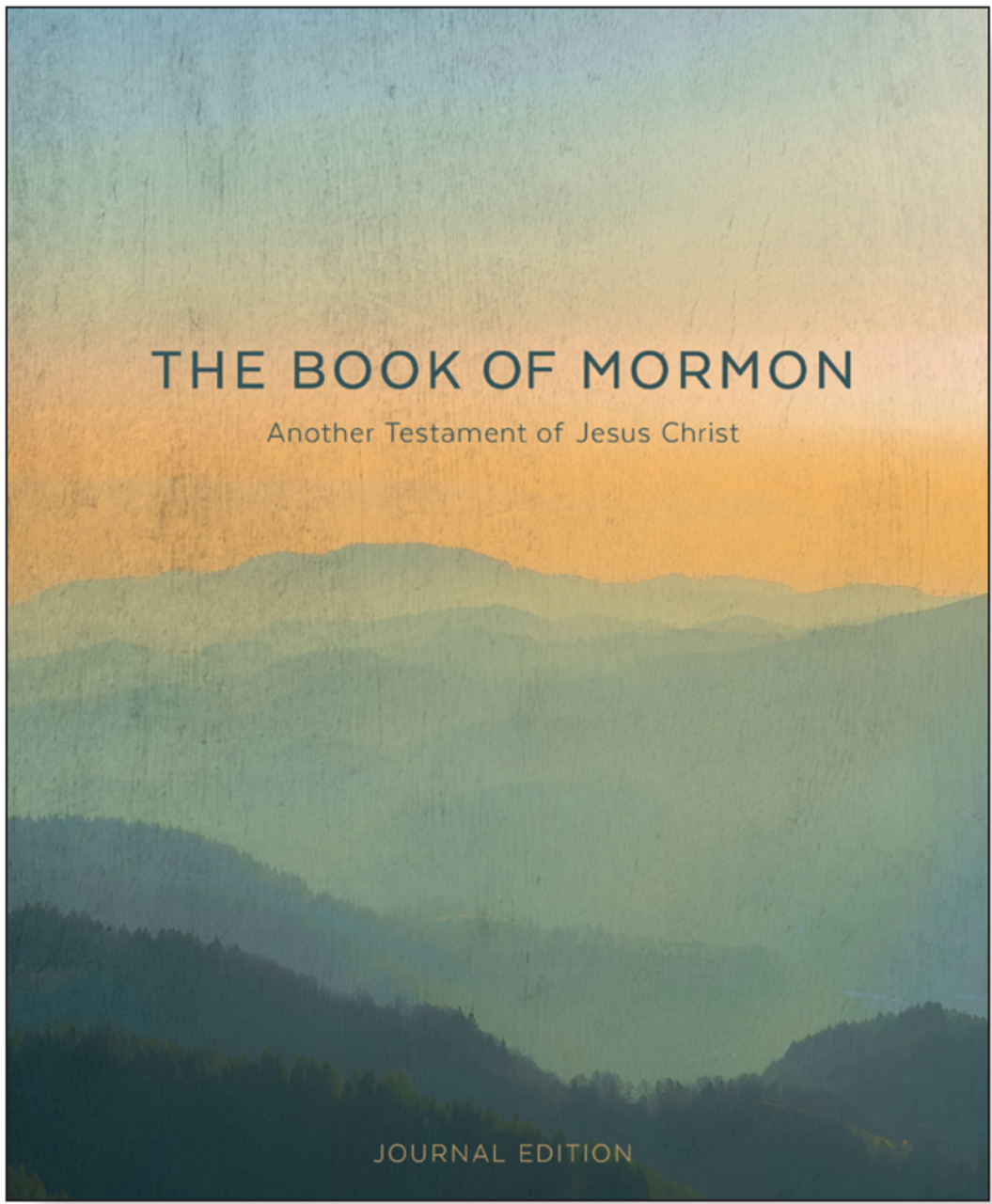 The Book of Mormon Journal Edition Misty Mountains  (Paperback)*