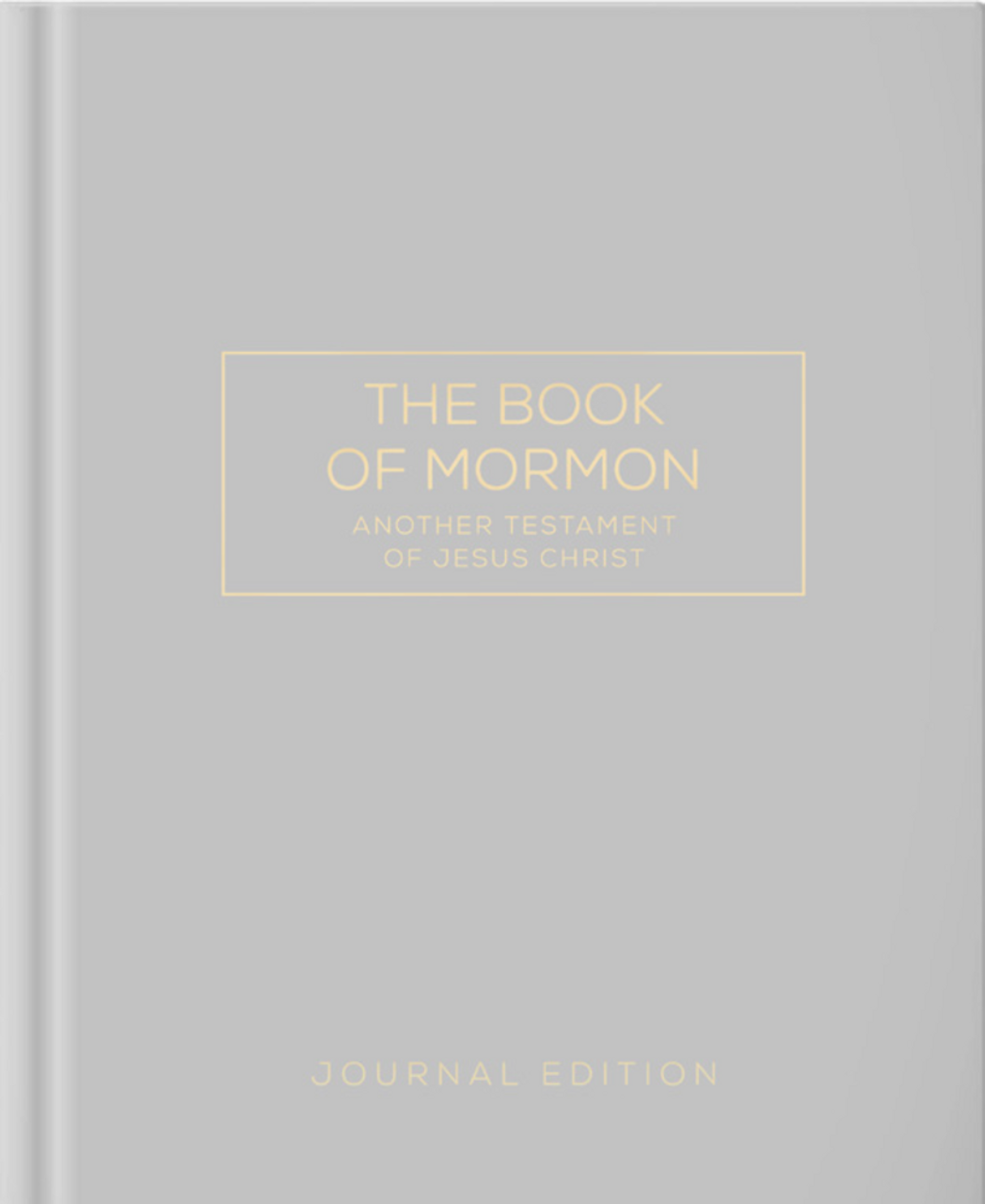 The Book of Mormon Journal Edition Lt Grey (Hardcover)*