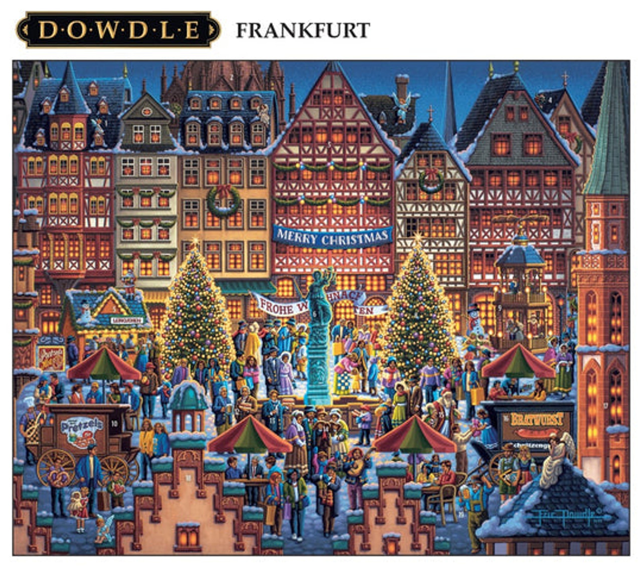 Frankfurt Puzzle (300 or 1000 Pieces) Choose  puzzle size in options*