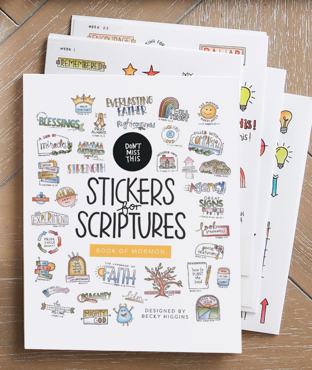 Don't Miss This 2024: The Book of Mormon Scripture Stickers*