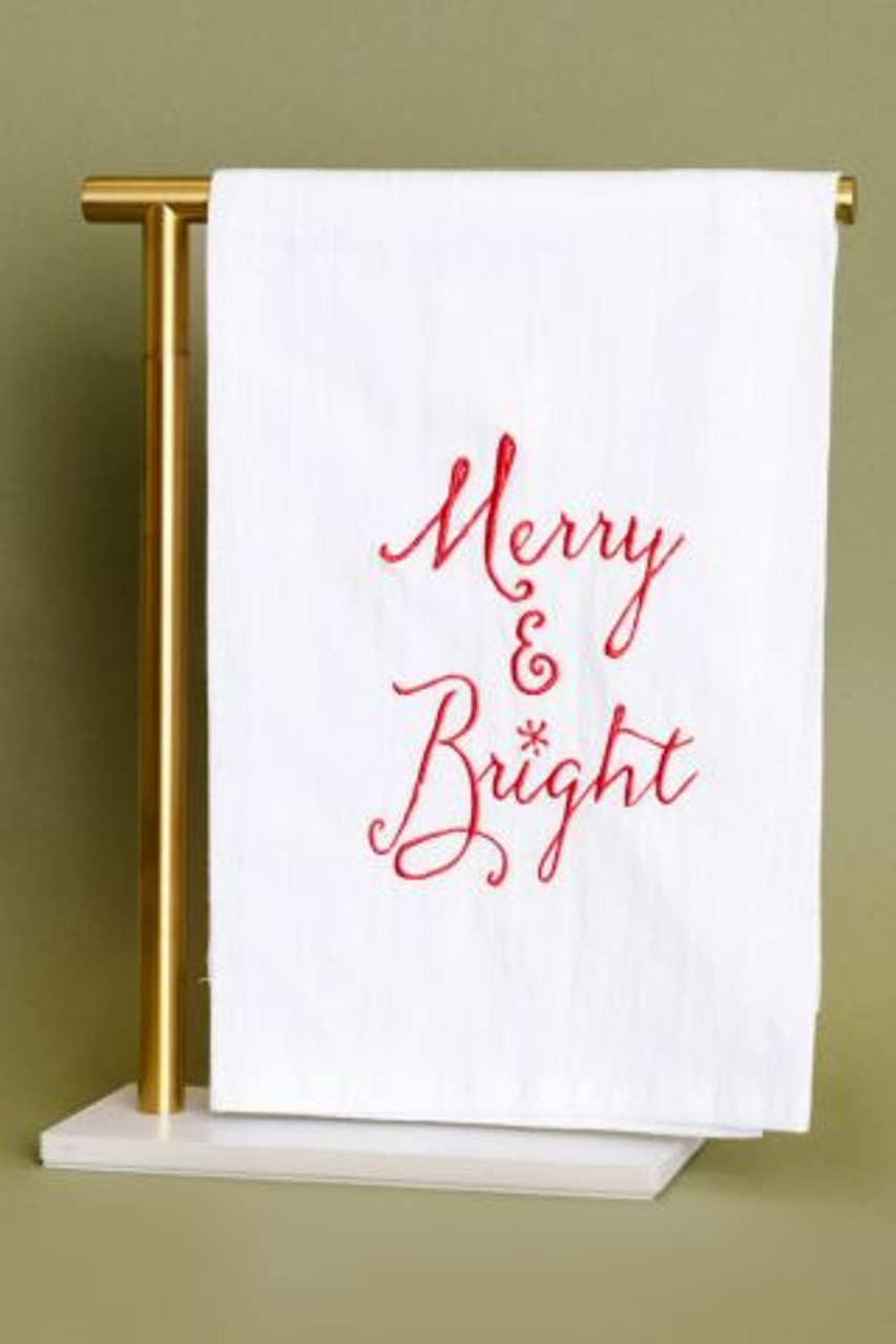 Kitchen Towel Flour Sack Merry & Bright (While supplies last)*