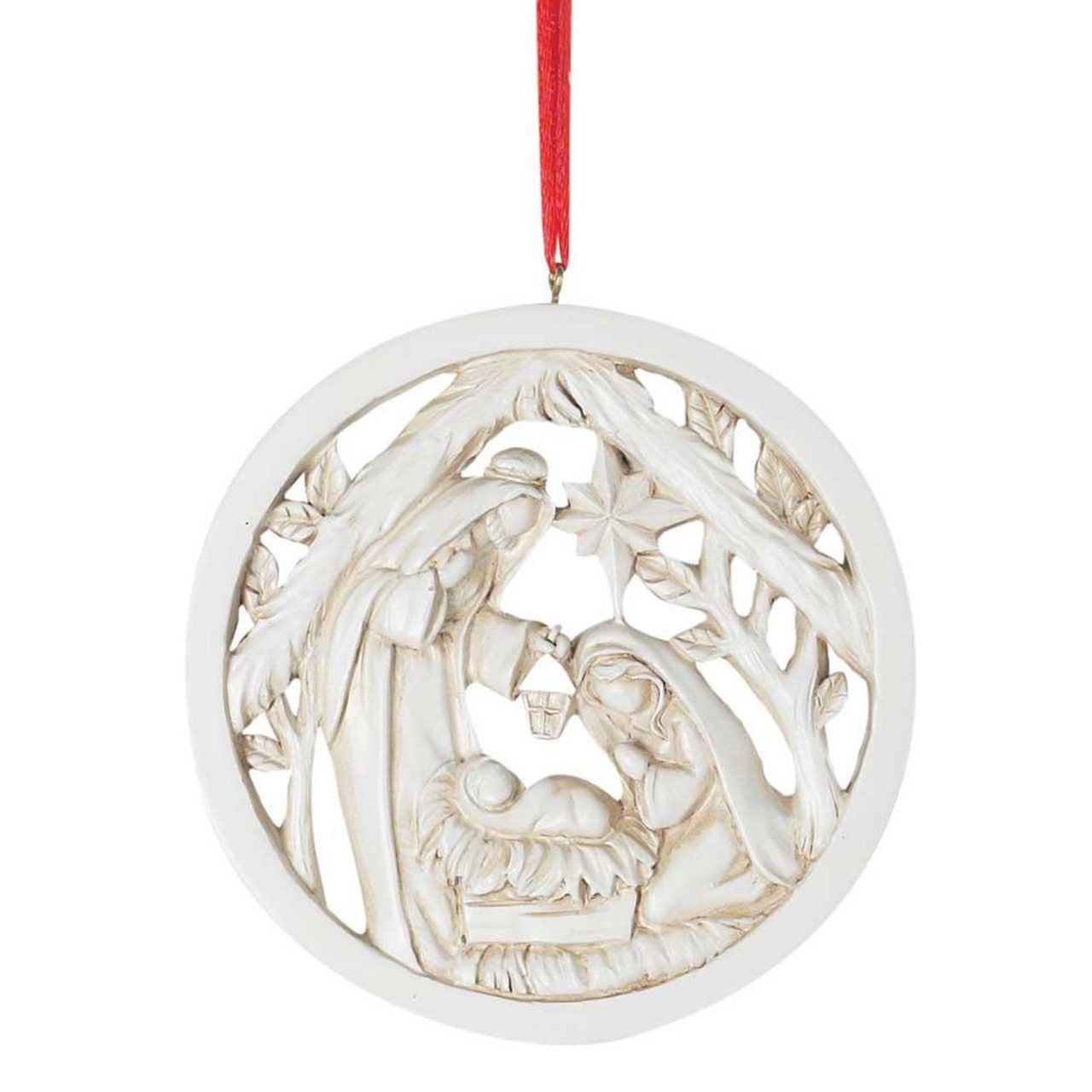 Resin Holy Family Ornament (Small Ornament) While supplies last*
