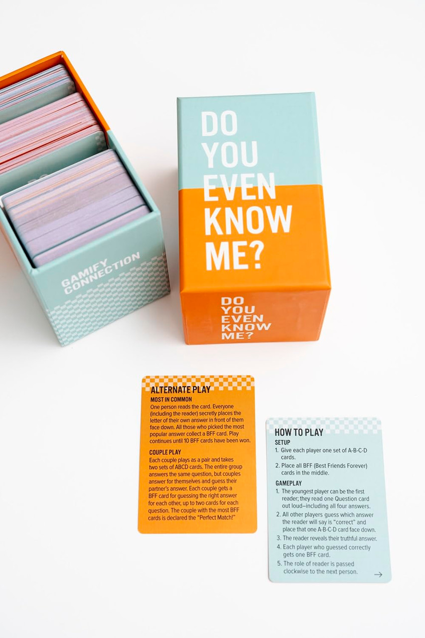 Do You Even Know Me? - Card Game
